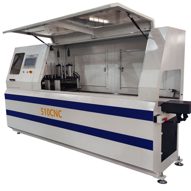 510三軸全自動無尾料無劃傷切鋁機(jī)鋁材鋸切機(jī)